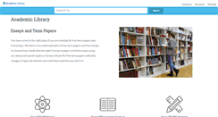 Desktop Screenshot of academiclibrary.com