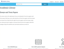 Tablet Screenshot of academiclibrary.com